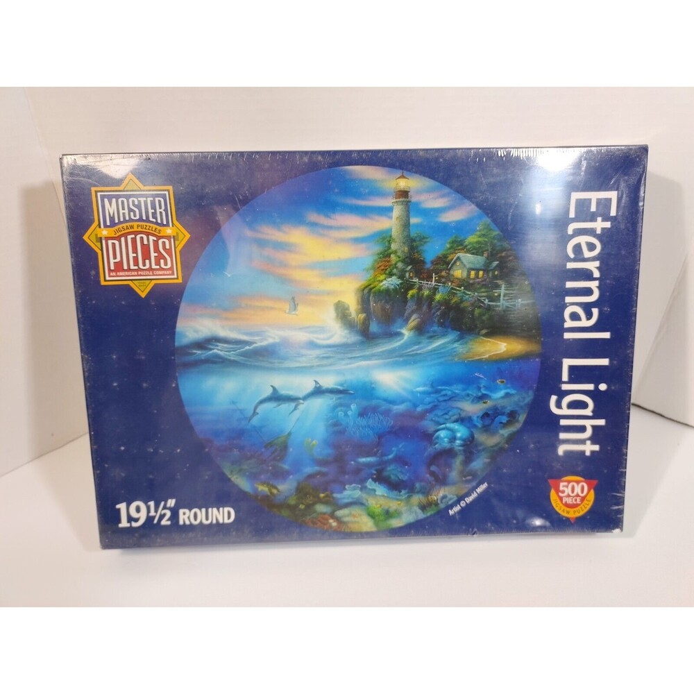 Master Pieces Eternal Light 500 Piece Jigsaw Puzzle 19 1/2" Round